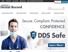 Tablet Screenshot of dentalrecord.com